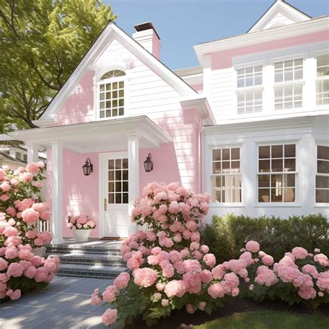 Pink House Exterior at Roberto Sherrill blog