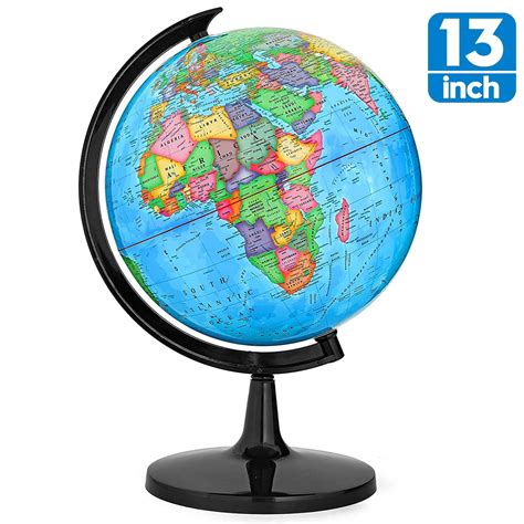 BSHAPPLUS 13 World Globe for Kids, Rotating Globes India | Ubuy