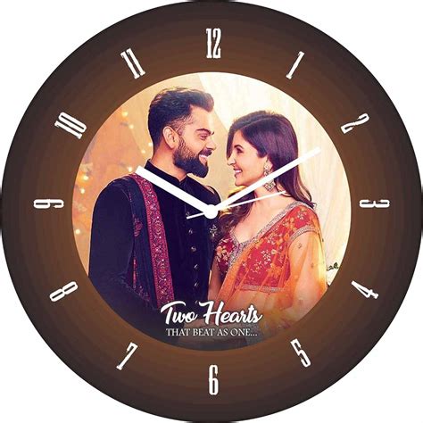 Creative Hub Décor Personalized for Birthday Wall Clock Husband, Wife ...