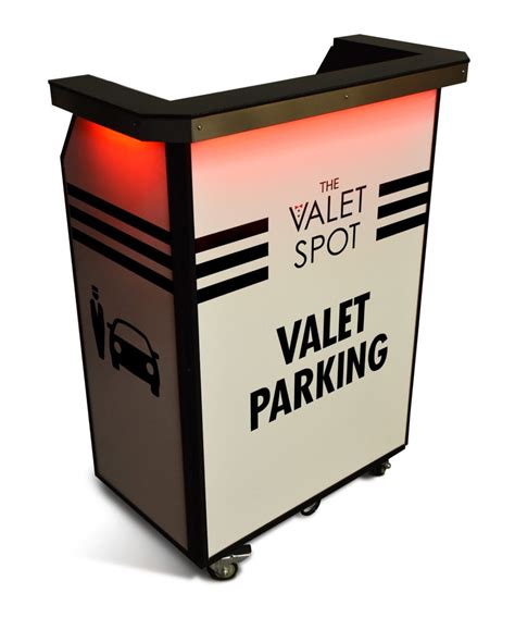 Custom Deluxe Valet Podium | The Valet Spot | #1 Parking Equipment Supplier