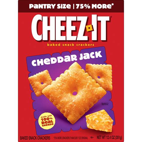 Cheez-It Cheddar Jack Cheese Crackers - Shop Crackers & breadsticks at ...