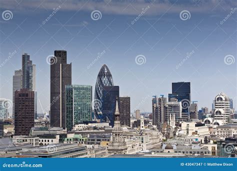 Financial District and Downtown, London, UK Stock Image - Image of capital, landmarks: 43047347