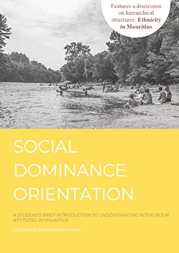 SOCIAL DOMINANCE ORIENTATION : A Student's Brief Introduction To ...