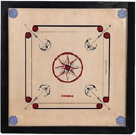 Buy Master Product Mart Assam Plywood Carrom Board with Coins, Sticker ...
