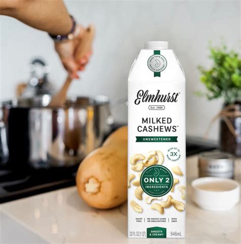ELMHURST Unsweetened Cashew Milk