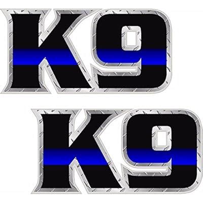 Vinyl Overlays 720 2 - Police K9 Decal Set 3x1.9 | Ubuy India