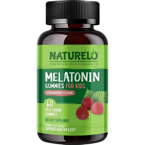 Melatonina para Niños - 1 mg - 60 Gomas Vegetarianas | Puro Estado Fisico