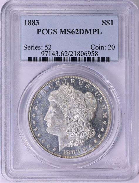 1883 Morgan Silver Dollar PCGS MS-62 DMPL (Item 1781494 ...