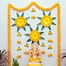 PARV Decor Artificial Lotus Pichwai Cow Hangings & Ganesha Strings ...