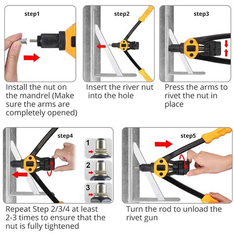 CAMWAY 13 Rivet Gun Kit with Interchangeable India | Ubuy