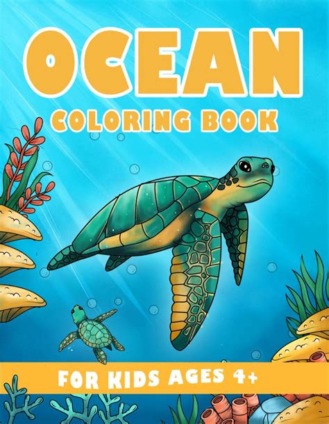 Ocean Coloring Book for Kids 4+: Sea Creature India | Ubuy