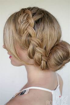 Braided Bun Hairstyles by Braids And Buns Hairstyles For Brides And Braided Bun Hairstyles