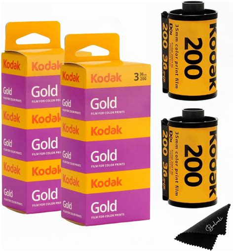 Amazon.com : Kodak Gold 200 35mm Film Camera Film Bundle, 6 Rolls (2x3 ...
