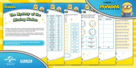 👉 Minions Maths Mystery Game [Ages 5-7]
