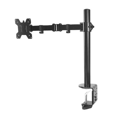 Single Monitor Desk Arm | 13-27" | 9kg Capacity | Tilt, Swivel, Clamp ...