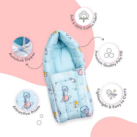 Cotton Carrier Nest / sleeping bag, Spacewalk ( Newborn - 3 Months ...