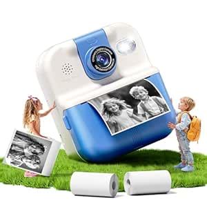 Liscuty Kids Camera Instant Print, Bluetooth, Multiple Functions, Color ...