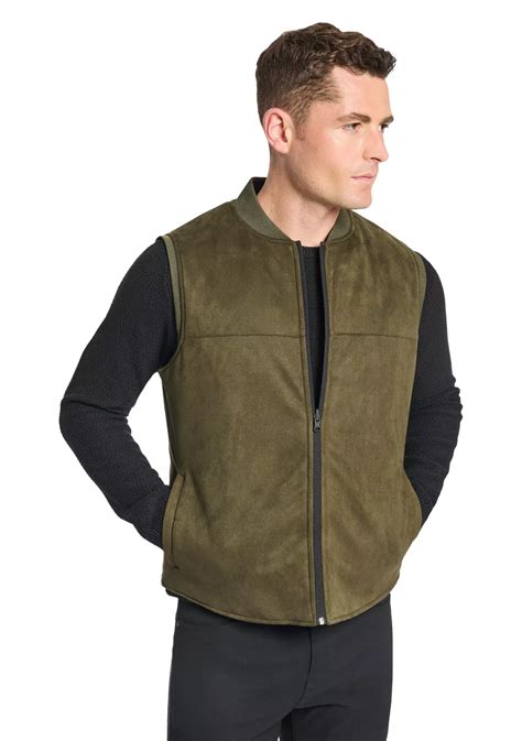 Kenneth Cole Men's Reversible Suede Vest | Belk
