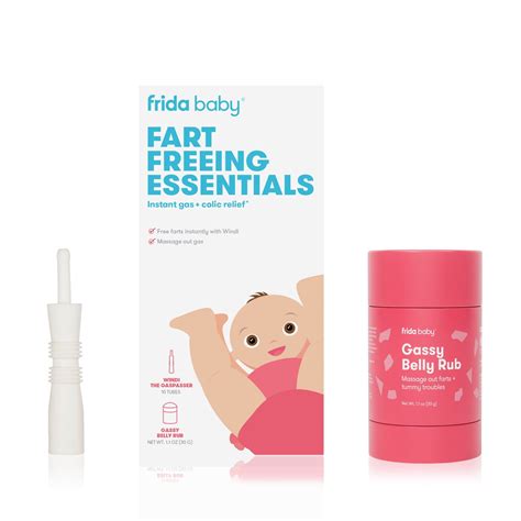 Frida Baby Fart Freeing Essentials Kit with Windi The Gasspasser and ...