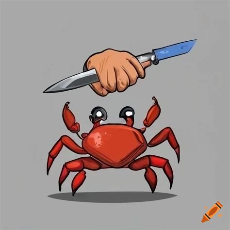 Chibi crab with a big claw in soft style icon for 2d rpg video game on ...