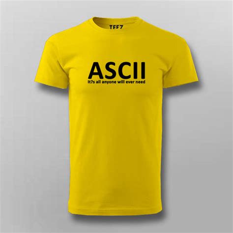 ASCII Art Lover Men's T-Shirt - Celebrate Text Art - TEEZ.in