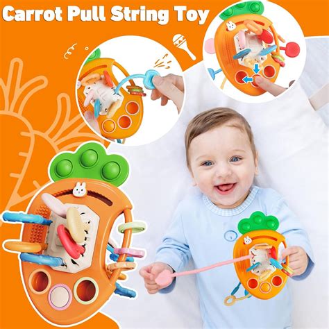 Carrot String Pull Sensory Toy – Kidology
