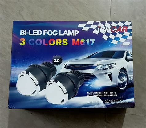 Mpower IPH CAR M617 BI-LED TRI COLOR Laser Fog Lamp Projector 3 Inch ...