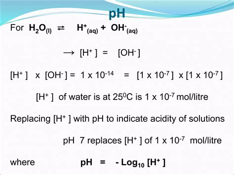 ionization of water.ppt