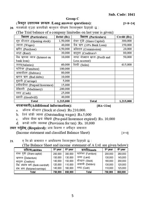 Image result for Class 12 Account Model Question Paper