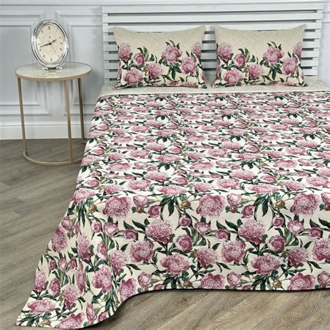 Покрывало GOBIHOME BASIC Цветы 250x 270 см купить c доставкой на OZON ...