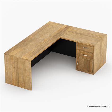 L Shaped Wood Desks For Home Office
