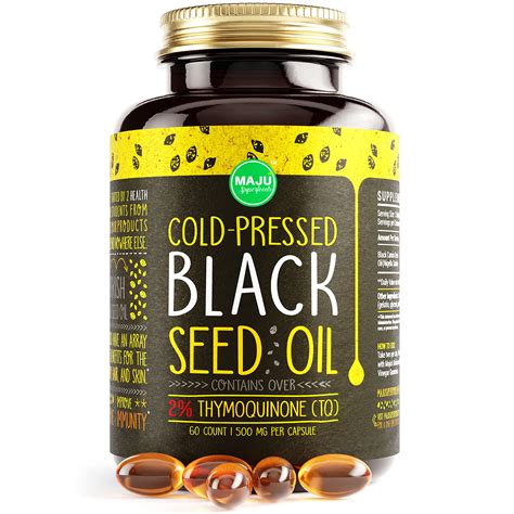 Buy MAJU's Black Seed Oil s - Cold Pressed, 2% Thymoquinone, 100% ...