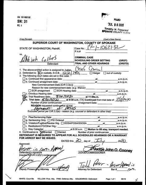 Spokane County Court Viewer