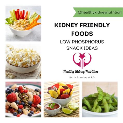 35 Healthy Low Phosphorus Snacks for the Kidney Diet - Healthy Kidney Nutrition
