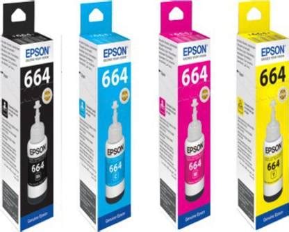 Epson Ink 664 70ml bottle L130 / L220 Tri-Color Ink Cartridge - Epson ...