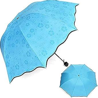 Sakar Unisex Changing Blossoms Magic Flower Print Umbrella For Rainy ...