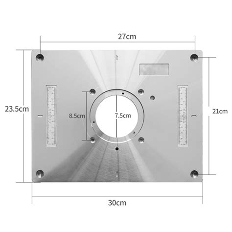 Image result for Homemade Router Table Insert Plate Material