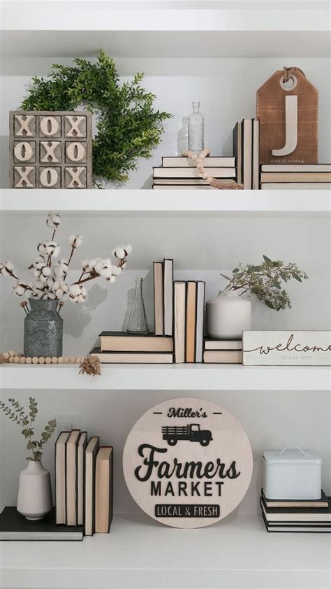 Cool 49 Smart Office Shelf Decor Ideas. # | Shelf decor living room ...