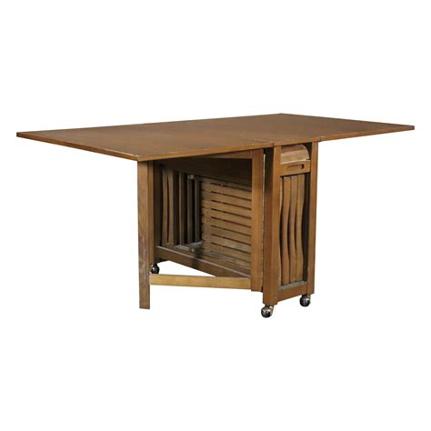 Space Saver Dining Set For Sale at 1stDibs | space saver table and ...