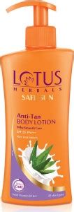 LOTUS HERBALS herbal Safe Sun Anti Tan Body Lotion Spf 25+++ Price in ...