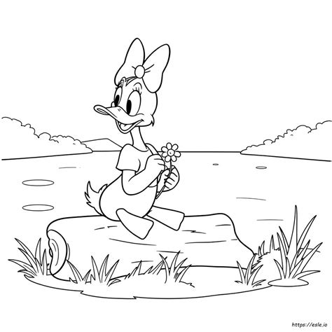 Disney Daisy Duck Boyama Resimleri