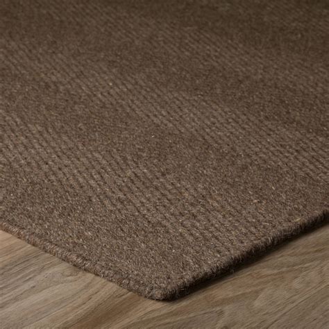 Addison Rugs Jaxon 2 X 3 (ft) Wool Brown Indoor Solid Farmhouse/Cottage ...