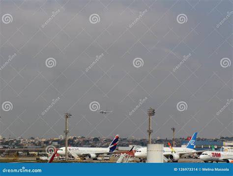 Sao Paulo/Sao Paulo/Brazil - 09/13/2018: Guarulhos International ...