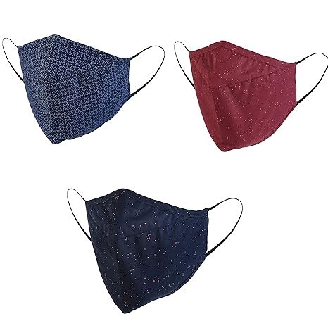 MediWeave Cotton Reusable Without Valve Cloth Mask for Unisex ( Pack of ...