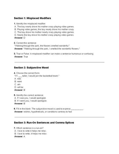 Image result for Basic Sentence Error Misplaced Modifiers