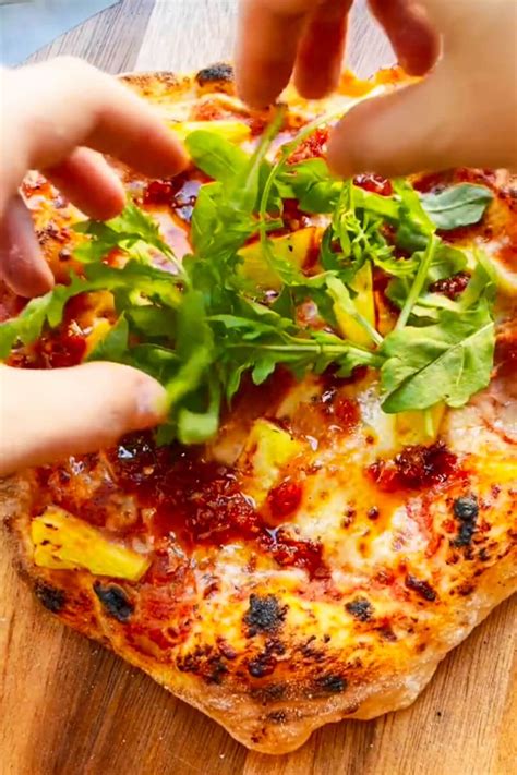 Spicy Hawaiian Pizza - Dished by Kate