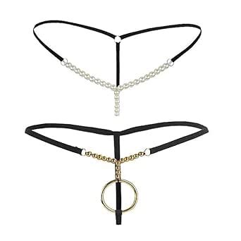 Buy DAhR Men'sandWomen Polyester Hosery O RingandPearls Panties Couple ...