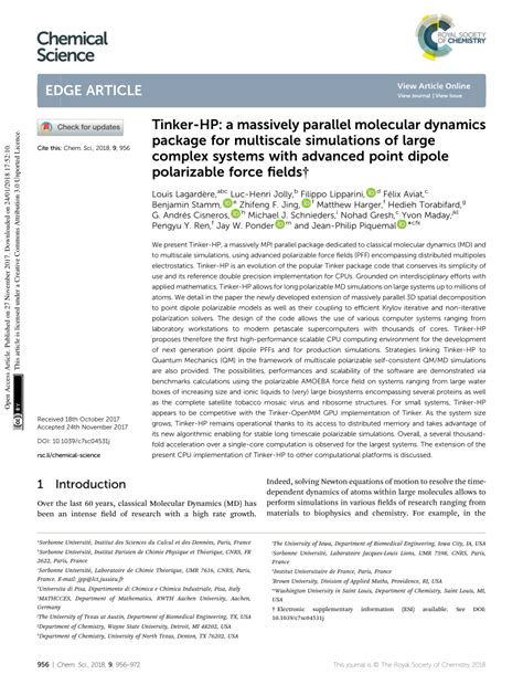 Image result for Tinker Molecular Dynamics Tutorial