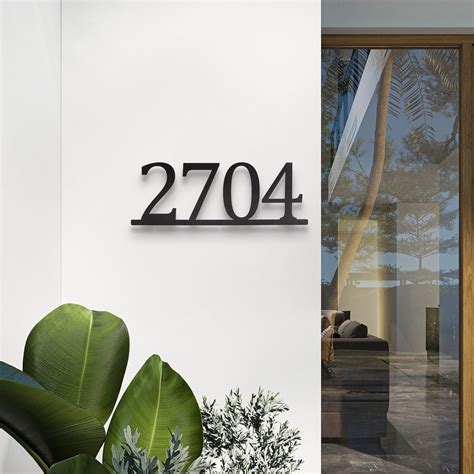 Mid Century Modern House Numbers Modern House Numbers Modern