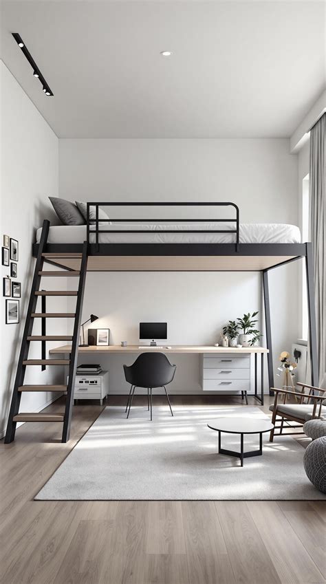 29 Compact Loft Bed Solutions for Tiny Apartments | Modern loft bed, Loft beds for small rooms ...